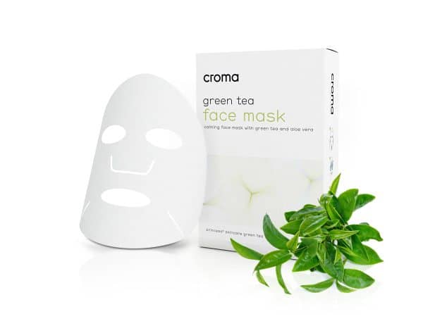 Croma Máscara Facial de Chá Verde e Alóe Vera